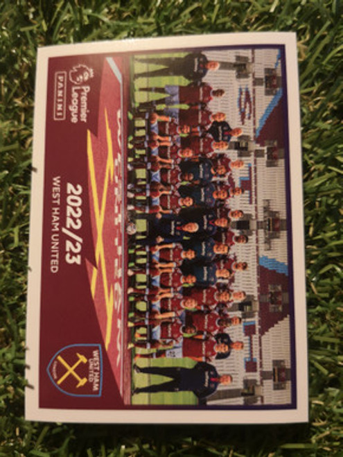 #586 Team Photo (West Ham United) Panini Premier League 2023 Sticker Collection