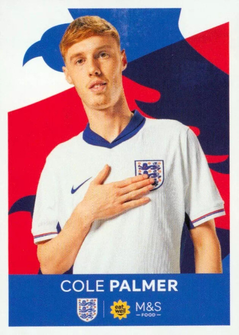 #22 Cole Palmer Panini/ M&S Food Official England sticker collection 2024