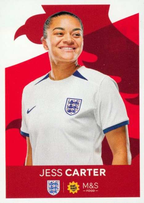 #39 Jess Carter Panini/ M&S Food Official England sticker collection 2024