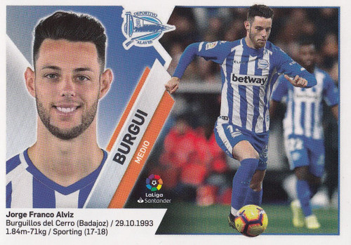 #12A Burgui (Deportivo Alaves) Panini LaLiga Santander 2019-20