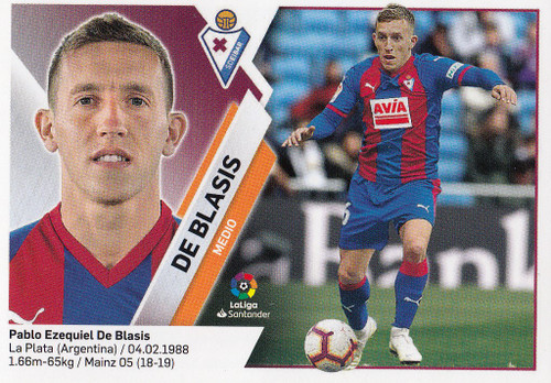 #12B De Blasis (SD Eibar) Panini LaLiga Santander 2019-20