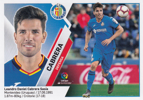 #5 Cabrera (Getafe CF) Panini LaLiga Santander 2019-20
