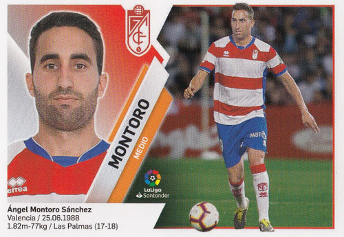 #8 Montoro (Granada CF) Panini LaLiga Santander 2019-20