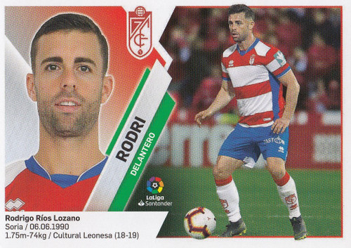 #14 Rodri (Granada CF) Panini LaLiga Santander 2019-20