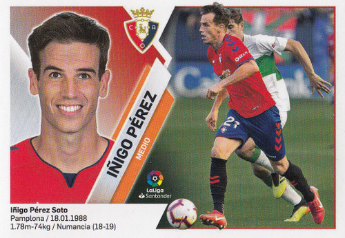 #10 Inigo Perez (CA Osasuna) Panini LaLiga Santander 2019-20