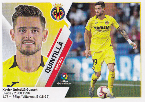 #7B Quintilla (Villarreal CF) Panini LaLiga Santander 2019-20