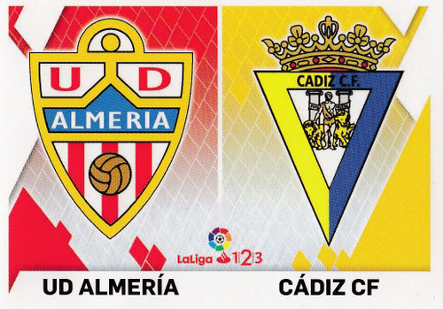 #2 Almeria/ Cadiz Panini LaLiga Santander 2019-20 ESCUDOS 1/2/3