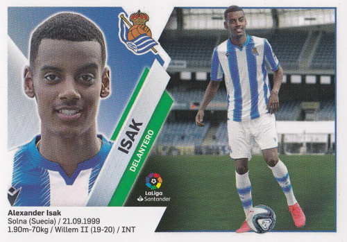 #2 Isak (Real Sociedad) Panini LaLiga Santander 2019-20 ULTIMOS FICHAJES