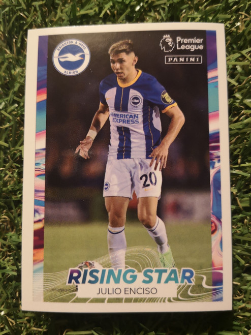 #336 Julio Enciso (Brighton & HA) RISING STAR Panini Premier League 2023 Sticker Collection