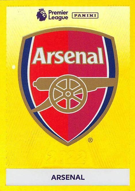 #23 Emblem (Arsenal) Panini Premier League 2022 Sticker Collection