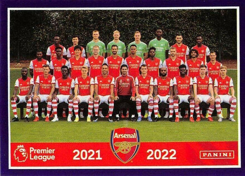#35 Team Photo (Arsenal) Panini Premier League 2022 Sticker Collection