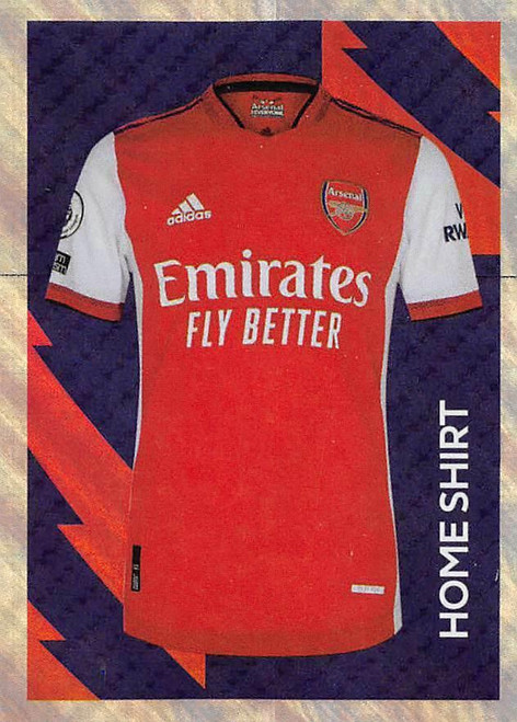 #47 Home Kit (Arsenal) Panini Premier League 2022 Sticker Collection