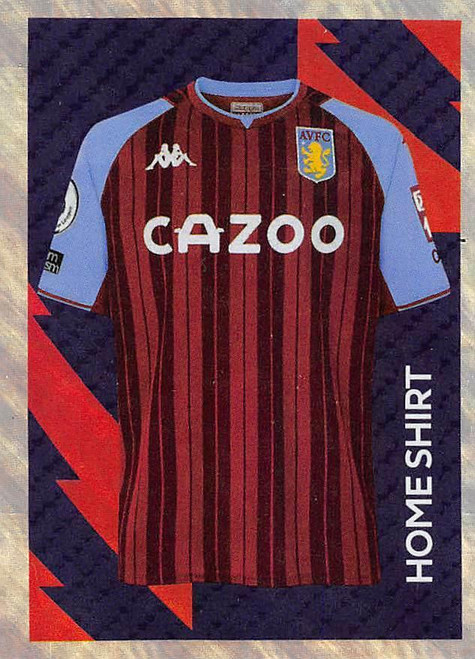 #76 Home Kit (Aston Villa) Panini Premier League 2022 Sticker Collection
