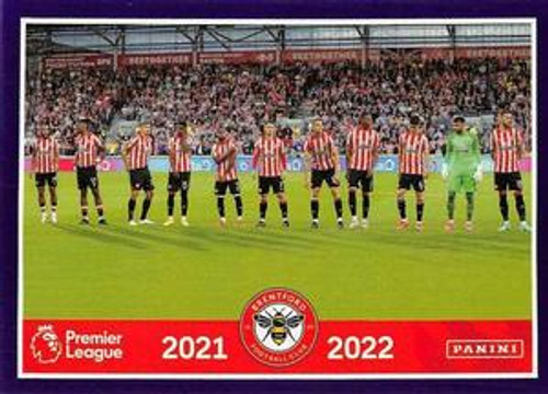 #93 Team Photo (Brentford) Panini Premier League 2022 Sticker Collection