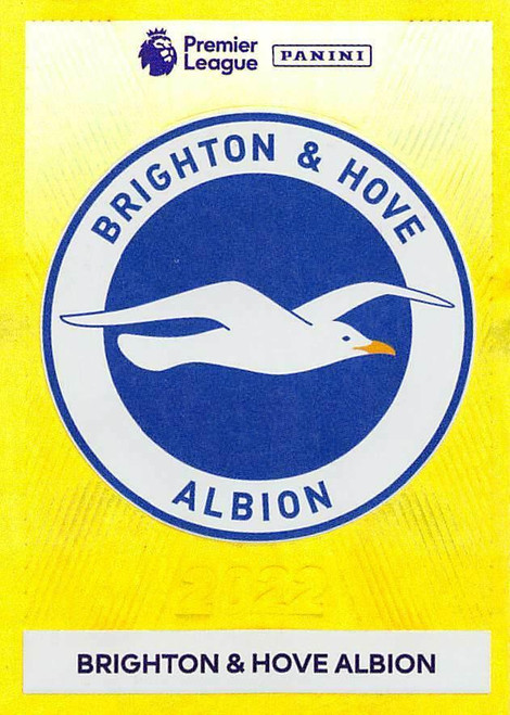#110 Emblem (Brighton & Hove Albion) Panini Premier League 2022 Sticker Collection