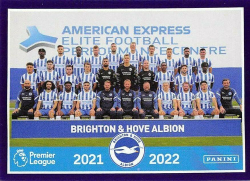 #122 Team Photo (Brighton & Hove Albion) Panini Premier League 2022 Sticker Collection