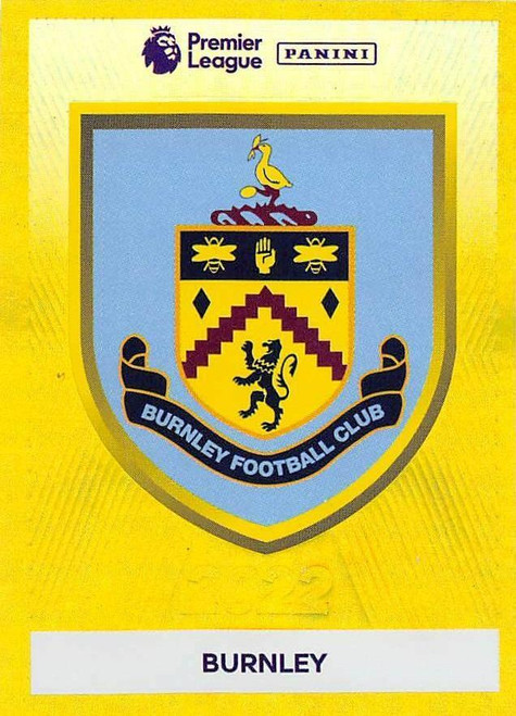 #139 Emblem (Burnley) Panini Premier League 2022 Sticker Collection