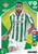 #89 Bakambu (Real Betis) Panini Adrenalyn XL La Liga 2024-25