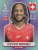 #SUI7 Kevin Mbabu (Switzerland) Panini Qatar 2022 World Cup Sticker Collection