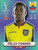 #ECU10 Felix Torres (Ecuador) Panini Qatar 2022 World Cup Sticker Collection