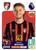 #33 David Brooks (AFC Bournemouth) Panini Premier League 2024 Sticker Collection