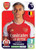 #72 Leandro Trossard (Arsenal) Panini Premier League 2024 Sticker Collection