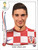 #59 Sime Vrsaljko (Croatia) Panini Brasil 2014 World Cup Sticker Collection