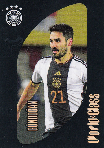 Autocollant Topps Euro 2024 - Ilkay Gundogan (Allemagne) - Parallèle Bleu - RARE