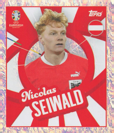 TOPPS EURO 2024 Sticker Super Rare Frenkie De Jong Green Parallel Foil