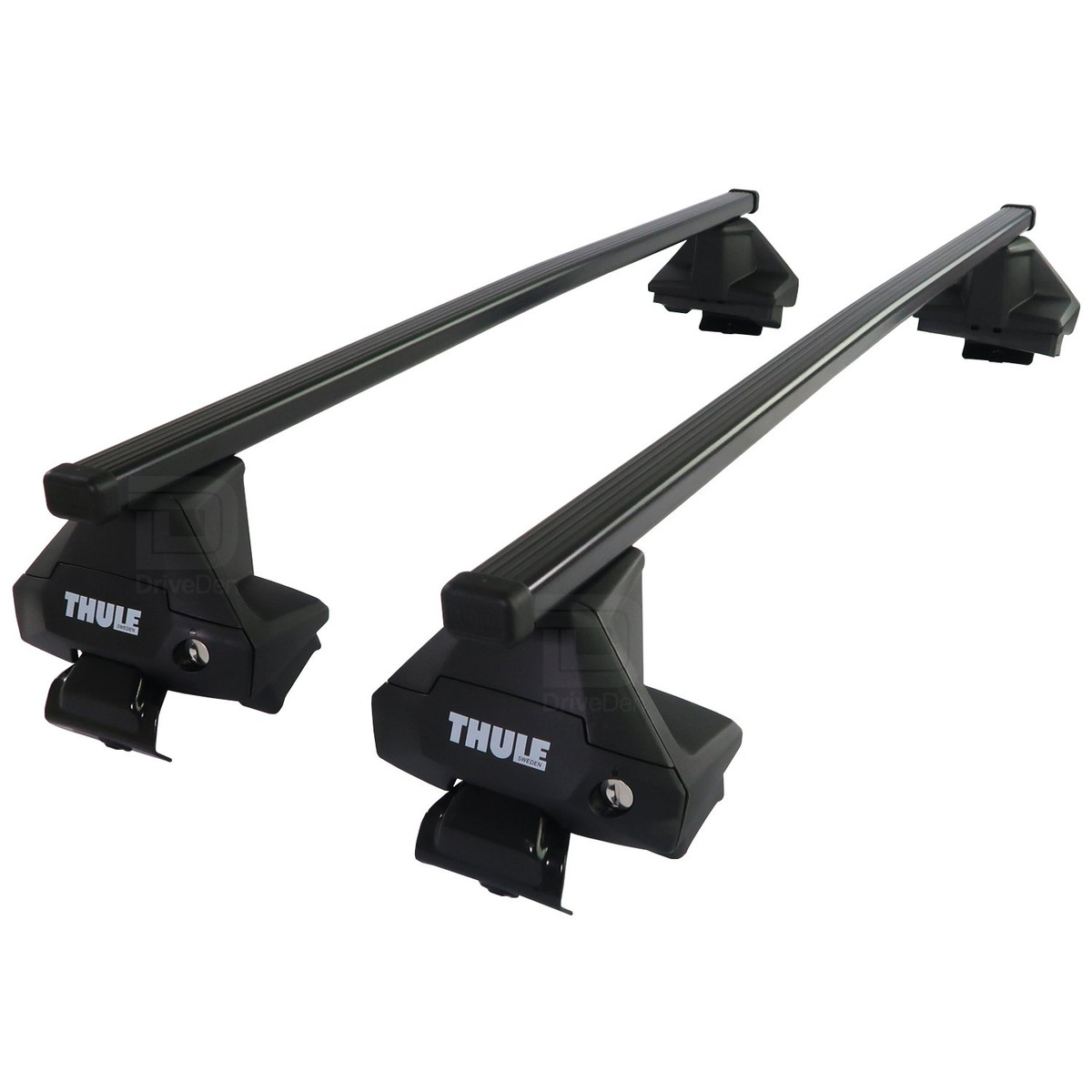 Thule SquareBar Evo Car Roof Rack for Jaguar I-Pace 18-25