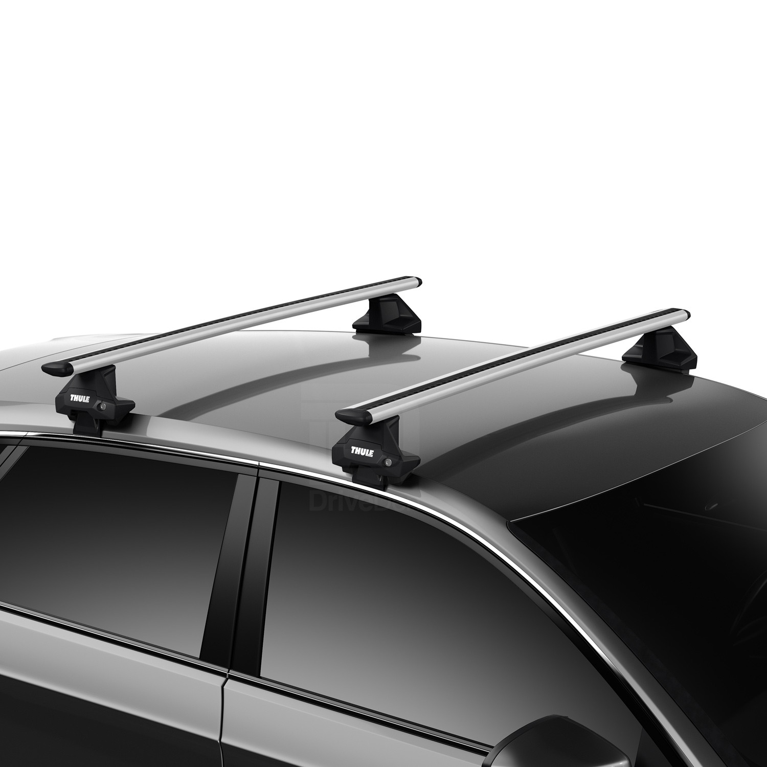 Thule WingBar Silver Roof Rack for Ford Focus Hatchback 18-25