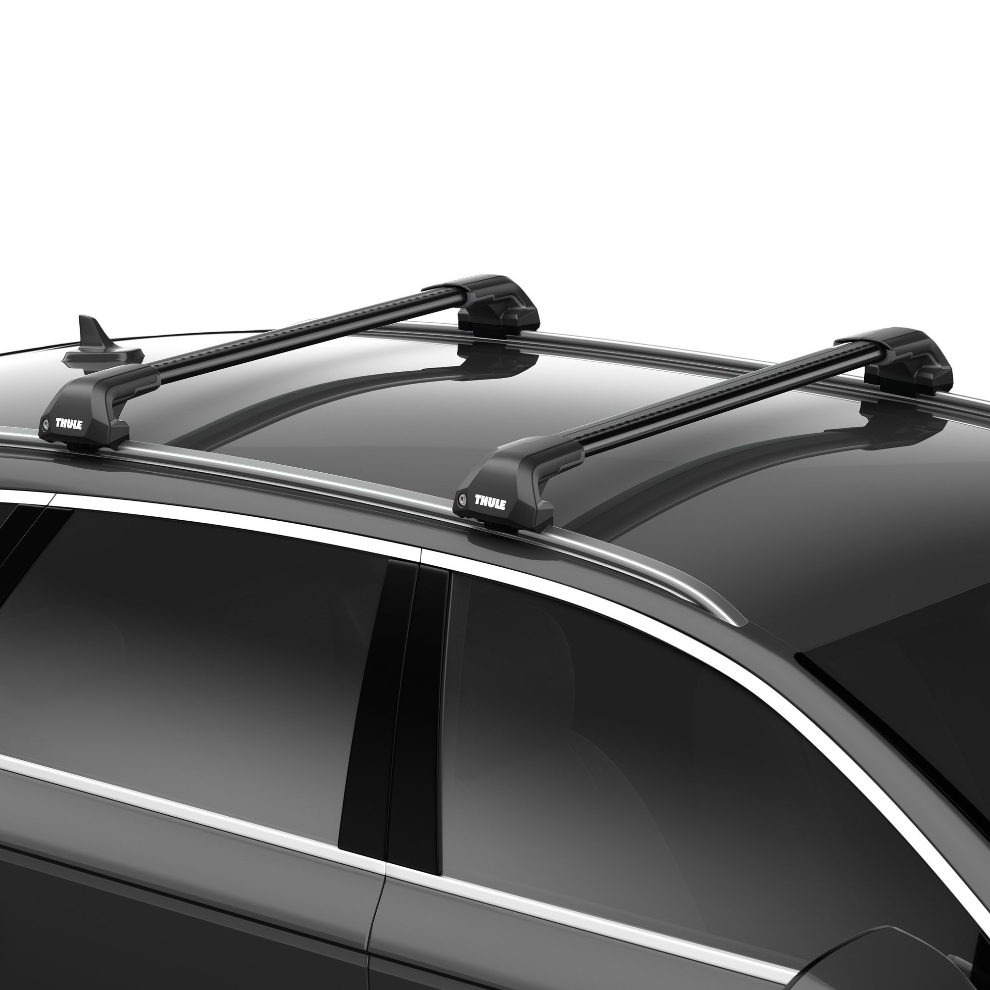 Thule Black WingBar Edge Rack for Ford Focus Estate 11-18 Rails