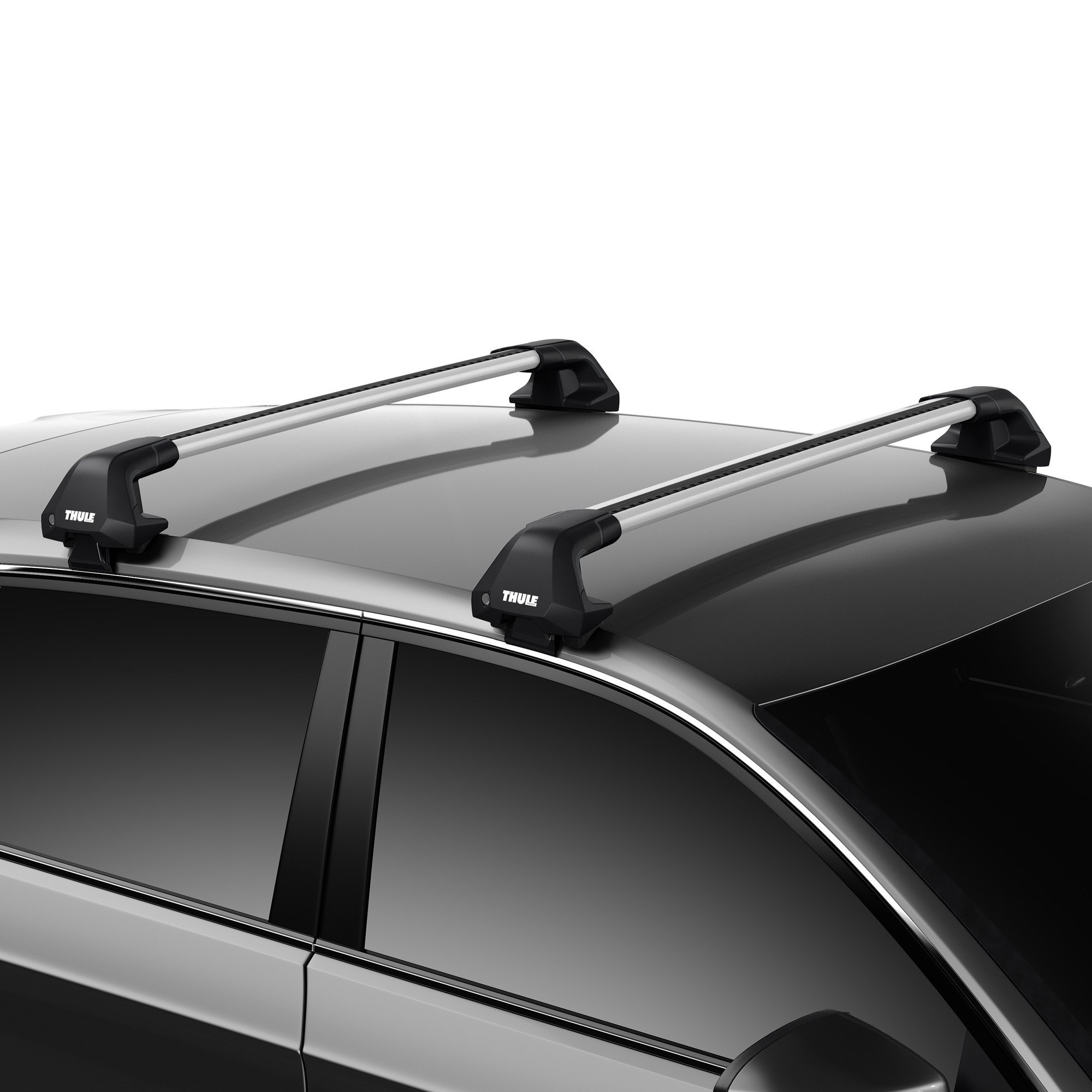 Thule WingBar Edge Silver Roof Rack for Mazda Saloon 13-18