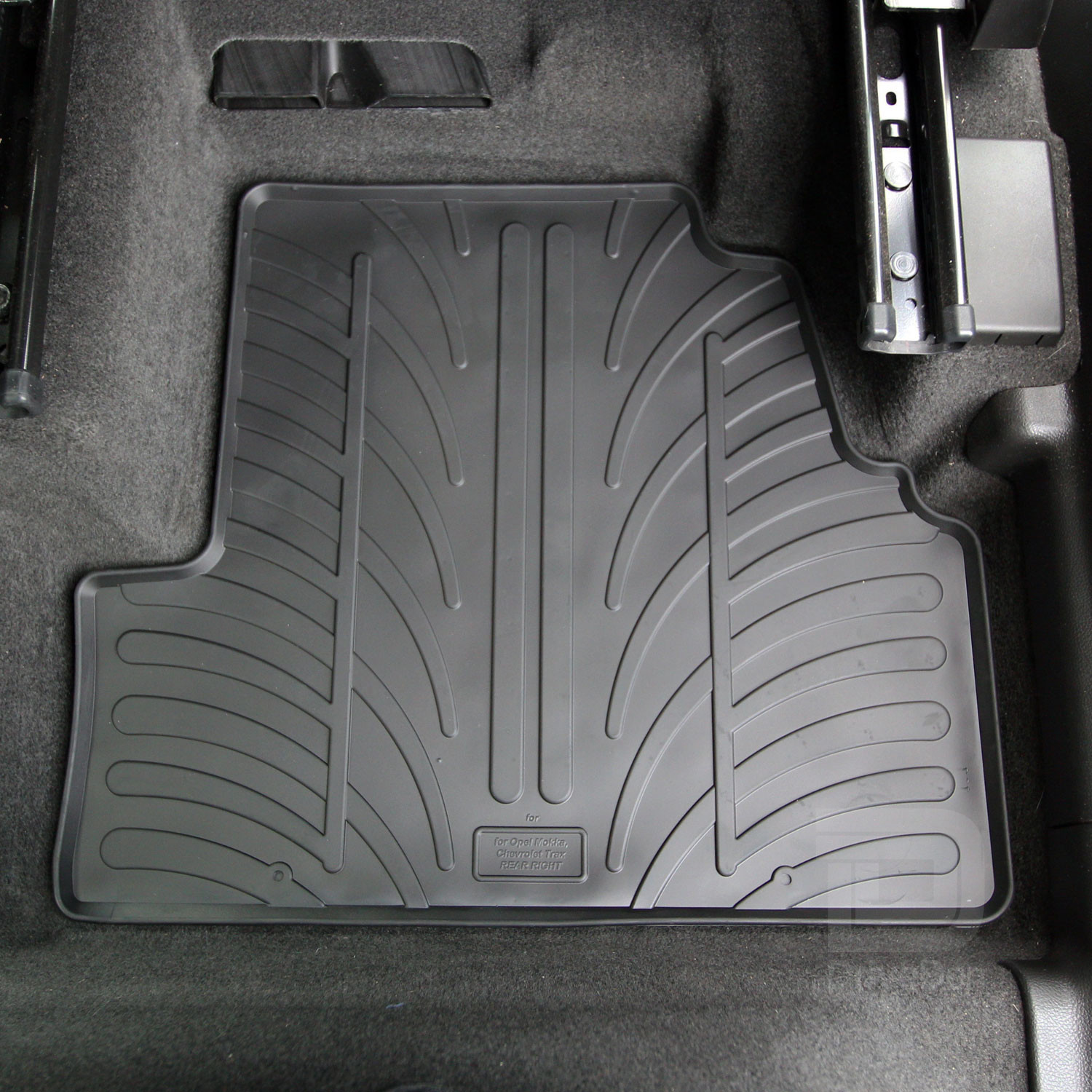 OMAC TPE Rubber Floor Mats For Skoda Citigo 2011–2025 – 4-Piece Set – Black All-Weather Fit