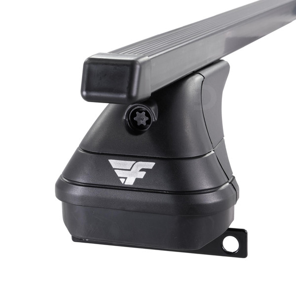 Farad Pro Square Steel Roof Bars to fit Jeep Compass 2018 - 2025 (Closed Roof Rails with Fixed Points)