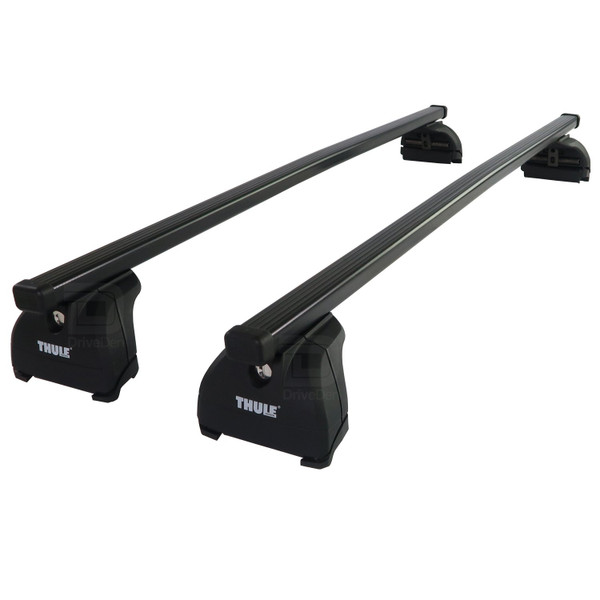Thule SquareBar Evo Steel Roof Bars to fit Mercedes CLA Shooting Brake (X118) 2019 - 2025 (Fixed Point Roof)