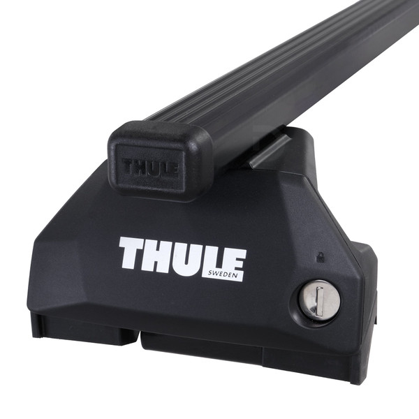 Thule SquareBar Evo Steel Roof Bars to fit Mercedes E Class Saloon (W212) 2009 - 2016 (Fixed Point, without Glass Roof)