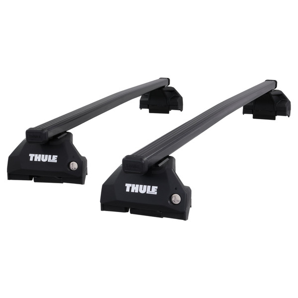 Thule SquareBar Evo Steel Roof Bars to fit Seat Arona 2017 - 2025 (Open Roof Rails)