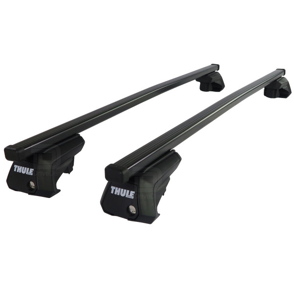 Thule SquareBar Evo Steel Roof Bars to fit Seat Tarraco 2019 - 2024 (Open Roof Rails)