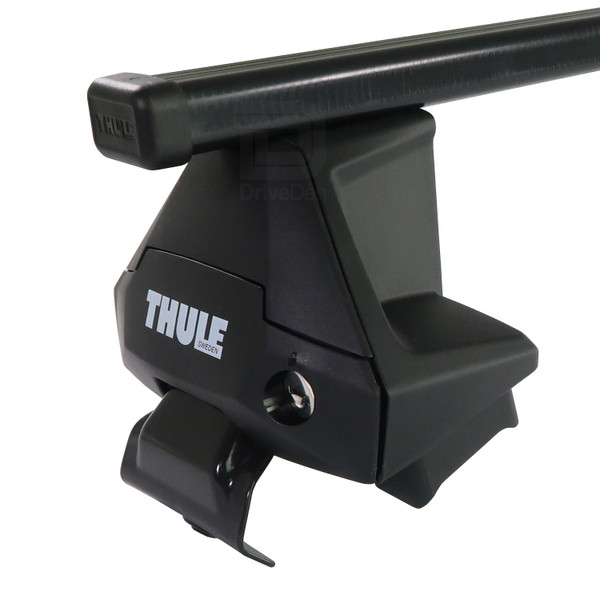 Thule SquareBar Evo Steel Roof Bars to fit Toyota Auris Hatchback (5 Door) Mk.1 2007 - 2012 (No Roof Rails)