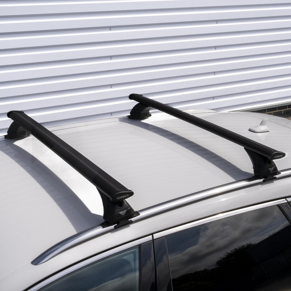 Farad Pro Wing Black Aluminium Roof Bars to fit Audi A6 Avant (C8) 2019 - 2025 (Closed Roof Rails)