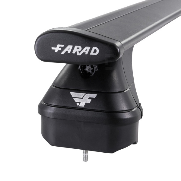 Farad Pro Wing Black Aluminium Roof Bars to fit Audi Q7 Mk.2 2015 - 2025 (Closed Roof Rails with Fixed Points)