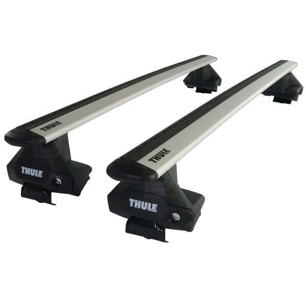 Thule WingBar Evo Silver Aluminium Roof Bars to fit Volkswagen Amarok (Double Cab) Mk.2 2023 - 2025 (No Roof Rails)