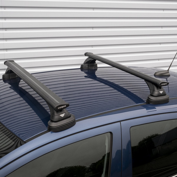 Farad Pro Wing Black Aluminium Roof Bars to fit BMW 1 Series (5 Door) (E87) 2004 - 2011 (Fixed Point Roof)