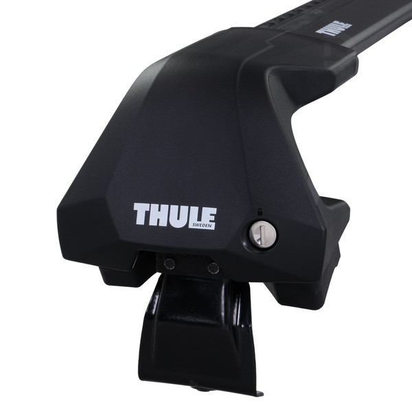 Thule WingBar Edge Black Aluminium Roof Bars to fit Audi A3 Saloon (8V) 2013 - 2020 (No Roof Rails)