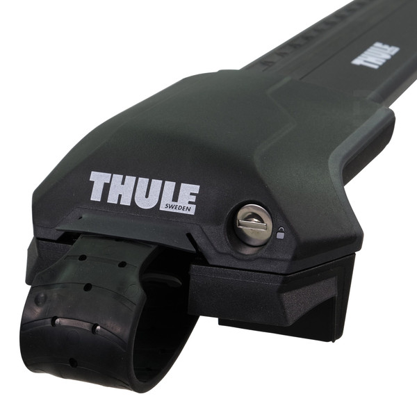 Thule WingBar Edge Black Aluminium Roof Bars to fit BMW X3 (E83) 2003 - 2010 (Open Roof Rails)