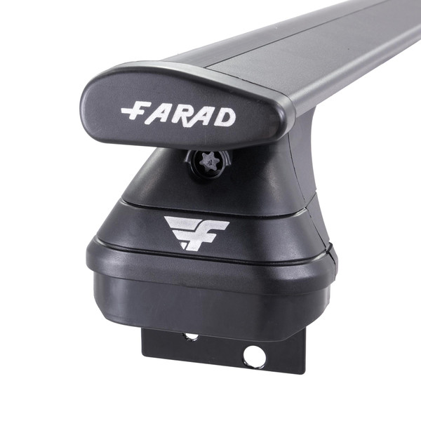 Farad Pro Wing Black Aluminium Roof Bars to fit Ford EcoSport 2013 - 2023 (Closed Roof Rails with Fixed Points)
