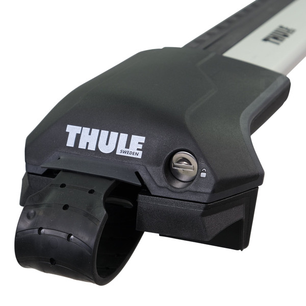 Thule WingBar Edge Silver Aluminium Roof Bars to fit Dacia Sandero Stepway Mk.2 2013 - 2020 (Open Roof Rails)