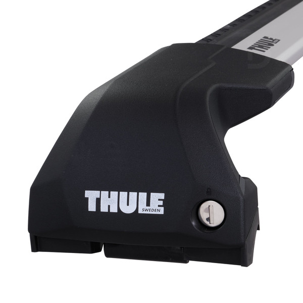Thule WingBar Edge Silver Aluminium Roof Bars to fit Mazda 3 Hatchback Mk.4 2019 - 2025 (Fixed Point Roof)