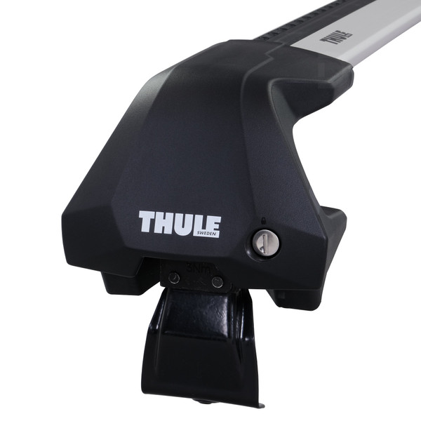 Thule WingBar Edge Silver Aluminium Roof Bars to fit Renault Grand Scenic Mk.3 2009 - 2016 (No Roof Rails)